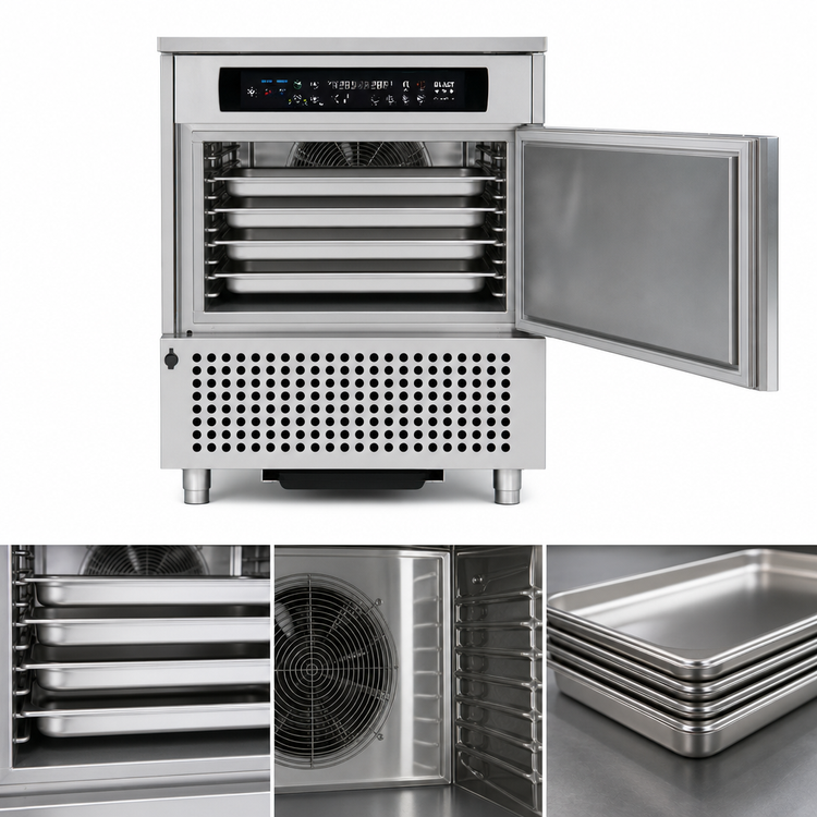 Product image #4 for Delfield CV5E Undercounter Self-Contained Blast Chiller/Shock Freezer, 5-Pan Capacity