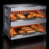 Thumbnail image #4 for Hatco Glo-Ray® 30-Inch Pass-Through Horizontal Dual Shelf Countertop Merchandising Display Warmer