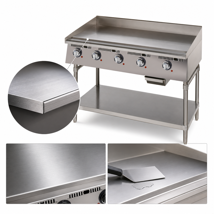 Product image #4 for Star Ultra-Max Heavy-Duty 72-Inch Electric Countertop Griddle with Chrome-Plated Surface