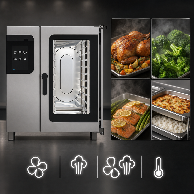 Product image #4 for Convotherm Maxx Pro C4 ET 10.10GS-N Single Deck Full-Size Gas Boilerless Combi Oven