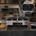 Thumbnail image #4 for Krampouz Commercial Single Bubble Waffle Maker with 180° Opening