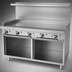 Thumbnail image #4 for Garland G Starfire Pro 60-Inch Gas Restaurant Range with 1 Griddle and 2 Storage Base Cabinets