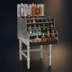Thumbnail image #4 for Spec-Bar 30-Inch Wide x 29-Inch Deep Liquor Bottle Display Unit, Single Speed Rail Alignment, 4-Step Open Design