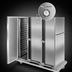 Thumbnail image #4 for Carter-Hoffmann PH1250 Mobile Heated Holding Cabinet for Food Transport, 3-Door, 50 Pan Capacity