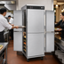 Thumbnail image #4 for Hatco Flav-R-Savor Tall Humidified Pass-Through Holding Cabinet with 4 Dutch Doors and 17-Pair Slides