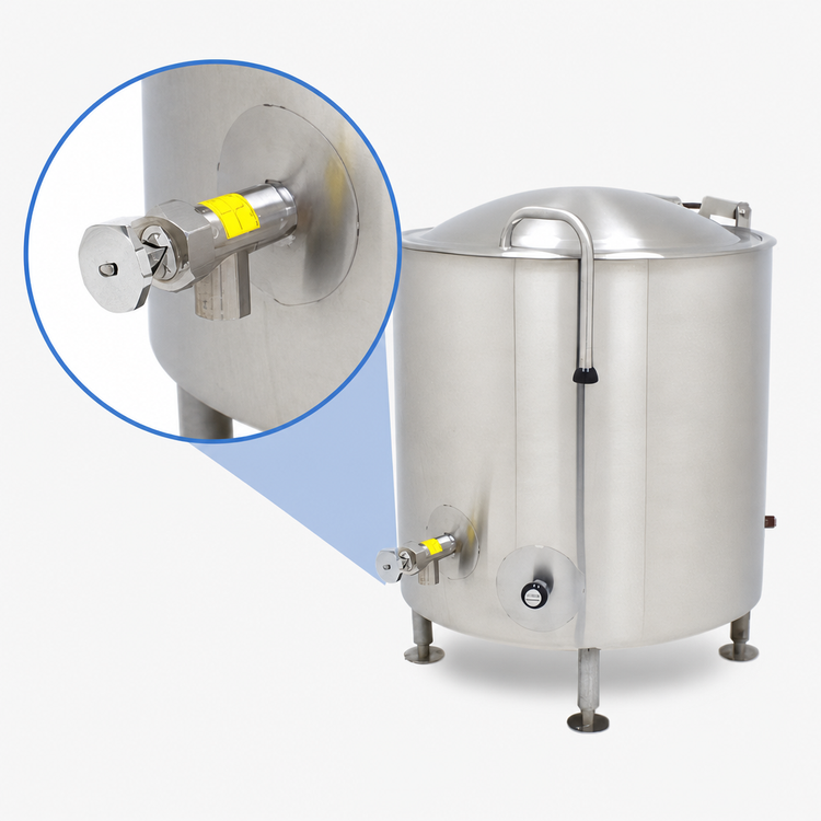 Product image #4 for Legion LTI-30 30-Gallon Stationary Direct Steam Kettle, 2/3 Jacketed
