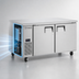 Thumbnail image #4 for Everest Refrigeration ETWF2 Two-Section Undercounter/Worktop Freezer, 18 Cu. Ft., Self-Contained Side-Mounted Refrigeration, 115V