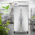 Thumbnail image #4 for Continental Refrigerator 2FSENSS Slim Line Two-Section Full-Height Solid Door Reach-In Freezer, Standard Depth