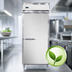 Thumbnail image #4 for Continental Refrigerator D1FXSNSS Designer Line 1-Section Extra-Wide Shallow Depth All Stainless Steel Reach-In Freezer