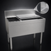 Thumbnail image #4 for Glastender 36-Inch Stainless Steel Underbar Combo Ice Bin/Cocktail Unit with Left Bottle Well and 10-Circuit Cold Plate