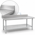 Thumbnail image #4 for Eagle Group Spec-Master Marine Series 84 Inch x 24 Inch Stainless Steel Work Table with 4-1/2 Inch Backsplash and Adjustable Galvanized Undershelf