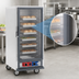 Thumbnail image #4 for Metro C5 1 Series 3/4 Height Mobile Non-Insulated Heated Holding and Proofing Cabinet with Clear Polycarbonate Door and Universal Wire Slides