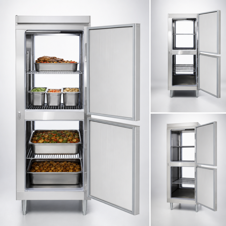 Product image #4 for Continental Refrigerator DL1WE-SA-PT-HD Designer Line Extra Wide Pass-Thru Heated Holding Cabinet