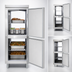 Thumbnail image #4 for Continental Refrigerator DL1WE-SA-PT-HD Designer Line Extra Wide Pass-Thru Heated Holding Cabinet