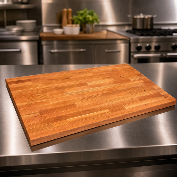 Product image #4 for John Boos Boos Block 144 x 32 x 1-1/2-Inch Blended Edge Grain American Cherry Kitchen Countertop