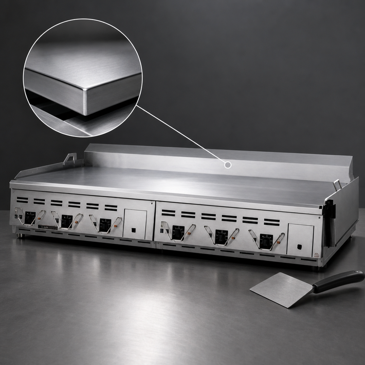 Product image #4 for Garland Master ECG-60R 60-Inch Electric Countertop Production Griddle