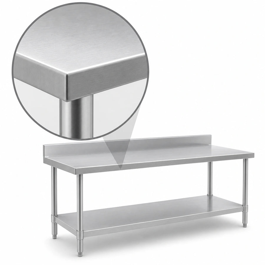 14-Gauge Stainless Steel Top