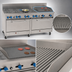 Thumbnail image #4 for Comstock-Castle 72-Inch Commercial Gas Range with 8 Open Burners, 24-Inch Char-Broiler, and 2 Extra-Wide Ovens
