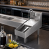 Thumbnail image #5 for Eagle Group 2200 Series 12-Inch Single-Station Underbar Blender Step Unit with Liquid Waste Chute, Faucet, and Electrical Outlet