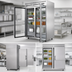 Thumbnail image #4 for Everest Refrigeration 49-5/8-Inch Wide Two-Section Pass-Thru Reach-In Refrigerator, 48 Cu. Ft., Stainless Steel, Glass Front/Solid Rear Doors