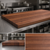 Thumbnail image #4 for John Boos Boos Block 72 Inch x 36 Inch x 3 Inch American Black Walnut Edge Grain Kitchen Countertop with Varnique Finish
