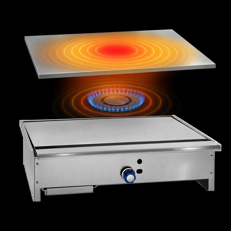 Product image #4 for Imperial ITY-24 24-Inch Gas Teppan-Yaki Countertop Griddle, 30,000 BTU