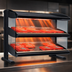 Thumbnail image #4 for Hatco HXMS-42D 42-Inch Countertop Slant Heated Merchandiser with LED Lighting