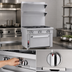 Thumbnail image #4 for Southbend Platinum Heavy Duty 32-Inch Countertop Modular Gas Range with (2) 16-Inch Uniform Hot Tops
