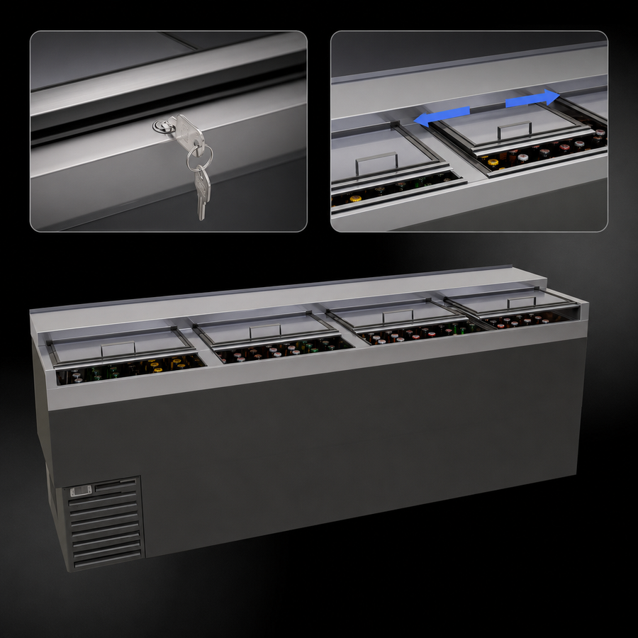 Locking Sliding Top Doors