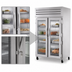 Thumbnail image #4 for True SPEC SERIES Two-Section Heated Reach-In Holding Cabinet with 2 Glass Doors and 6 Chrome Shelves