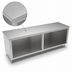 Thumbnail image #4 for John Boos 132-Inch x 30-Inch Open Front Cabinet Base Work Table with 16-Gauge 300-Series Stainless Steel Top