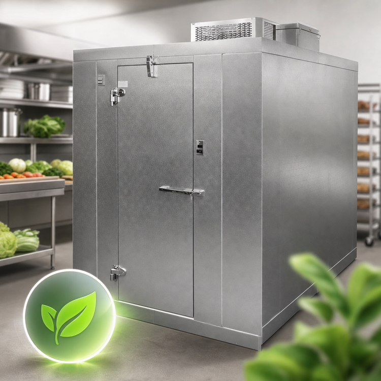 Product image #4 for Master-Bilt QS Series Quick Ship Indoor Walk-In Cooler With Floor, 6' x 8' x 7'7" High, R290 Self-Contained Refrigeration