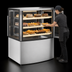Thumbnail image #4 for Omcan Full-Service Floor Model Curved Front Glass Heated Display Warmer, 37-Inch Wide, 12 Cu. Ft.
