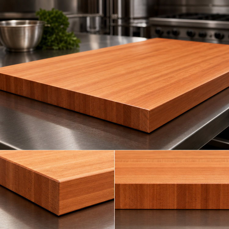 Product image #4 for Boos Block American Cherry Edge Grain Kitchen Countertop, 48 x 30 x 2-1/4 Inch, Penetrating Oil Finish
