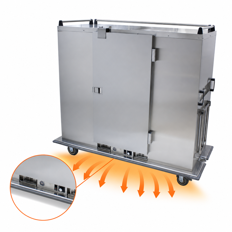 Product image #4 for Cres Cor EB150XX Mobile Insulated Banquet Cabinet with Bottom-Mount Electric Heat