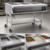 Thumbnail image #4 for Eagle Group Portable Sealed Well Electric Hot Food Table with 4 Wells, Open Base, 208V