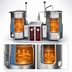 Thumbnail image #4 for Crown EC-6TW-2 Countertop Twin 6-Gallon Electric Tilting Kettle