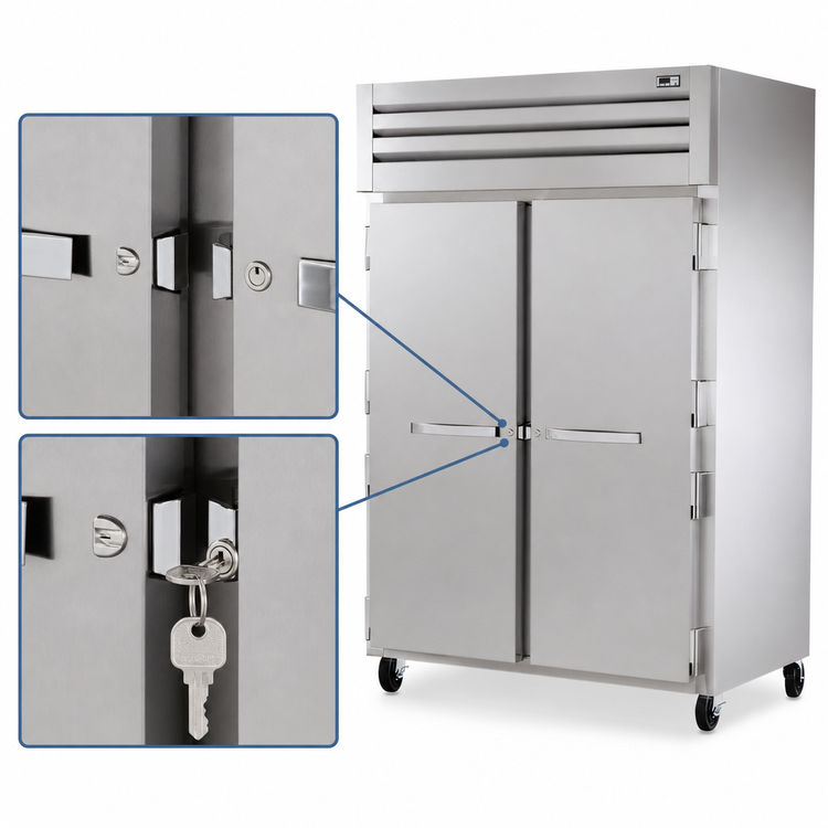 Product image #4 for True SPEC SERIES Two-Section Reach-In Heated Holding Cabinet with Stainless Steel Doors and Chrome Shelves