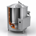 Thumbnail image #4 for AccuTemp Edge Series 30-Gallon Electric Stationary Steam Kettle with 2/3 Jacket and 316 Stainless Steel Liner