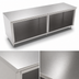 Thumbnail image #4 for John Boos 96-Inch x 30-Inch Open Front Stainless Steel Cabinet Base Work Table