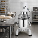 Thumbnail image #5 for Eurodib USA M30AETL 30-Quart 3-Speed Floor-Model Planetary Mixer with Stainless Steel Bowl, Attachments & #12 Hub