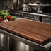 Thumbnail image #4 for Boos Block American Black Walnut Kitchen Countertop, 42 x 27 x 1-1/2 Inch, Full-Length Edge Grain, Penetrating Oil Finish