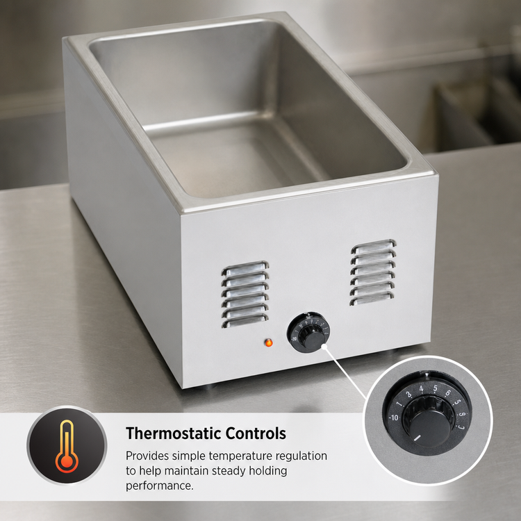 Product image #4 for RedHots Countertop Electric Cooker/Warmer with 12 x 20-Inch Pan Opening