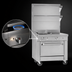 Thumbnail image #4 for 32-Inch Heavy Duty Floor Model Gas Sectional Range with Full-Width Graduated Hot Top and Standard Oven