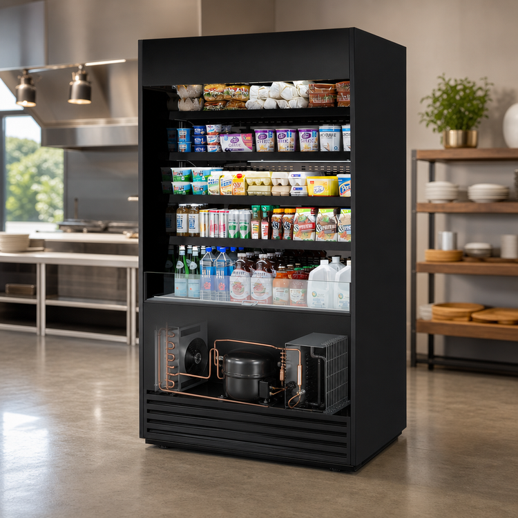Product image #4 for 48-Inch Vertical Air Curtain Merchandiser Refrigerator with 4 Adjustable Shelves