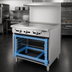 Thumbnail image #4 for 36-Inch Heavy Duty Natural Gas Restaurant Range with Thermostat-Controlled Griddle and Standard Oven