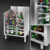 Thumbnail image #4 for Advance Tabco Underbar Basics 36-Inch Freestanding Stainless Steel 5-Step Liquor Bottle Display Unit
