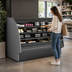 Thumbnail image #4 for Structural Concepts Fusion Curved Countertop Refrigerated Self-Service Display Case, 75-3/8 Inch Wide
