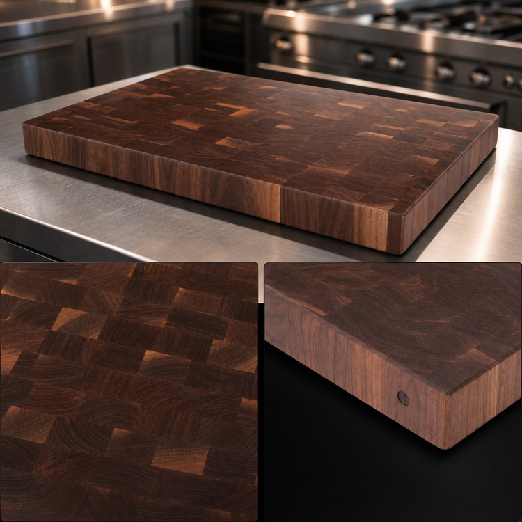 Product image #4 for Boos Block End Grain American Black Walnut Island Countertop, 36 x 27 x 7 Inch Thick