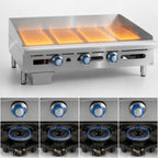 Thumbnail image #4 for Imperial (Middleby) ITG-48 48-Inch Countertop Gas Griddle, Thermostatic, 24-Inch Deep, 1-Inch Polished Steel Plate